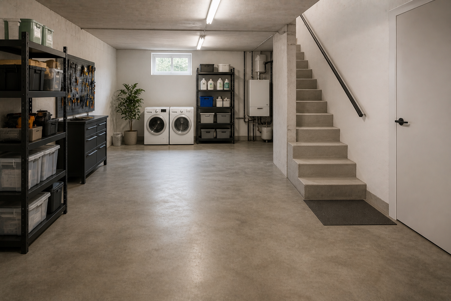 After — Basement Restoration