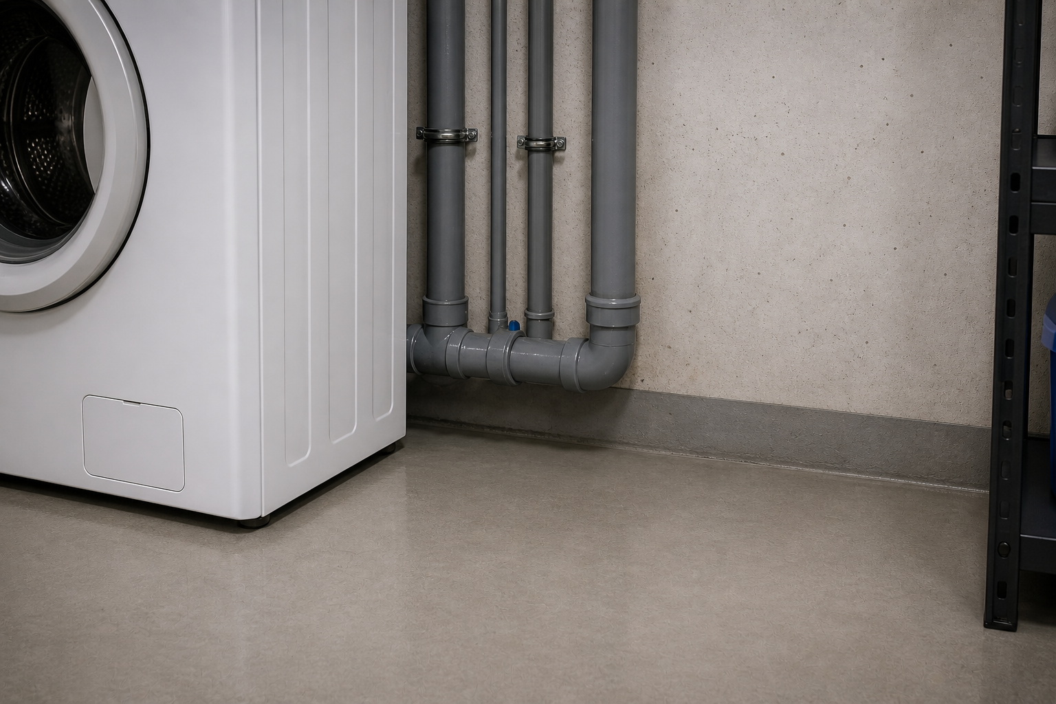After — Storm Flood · Basement
