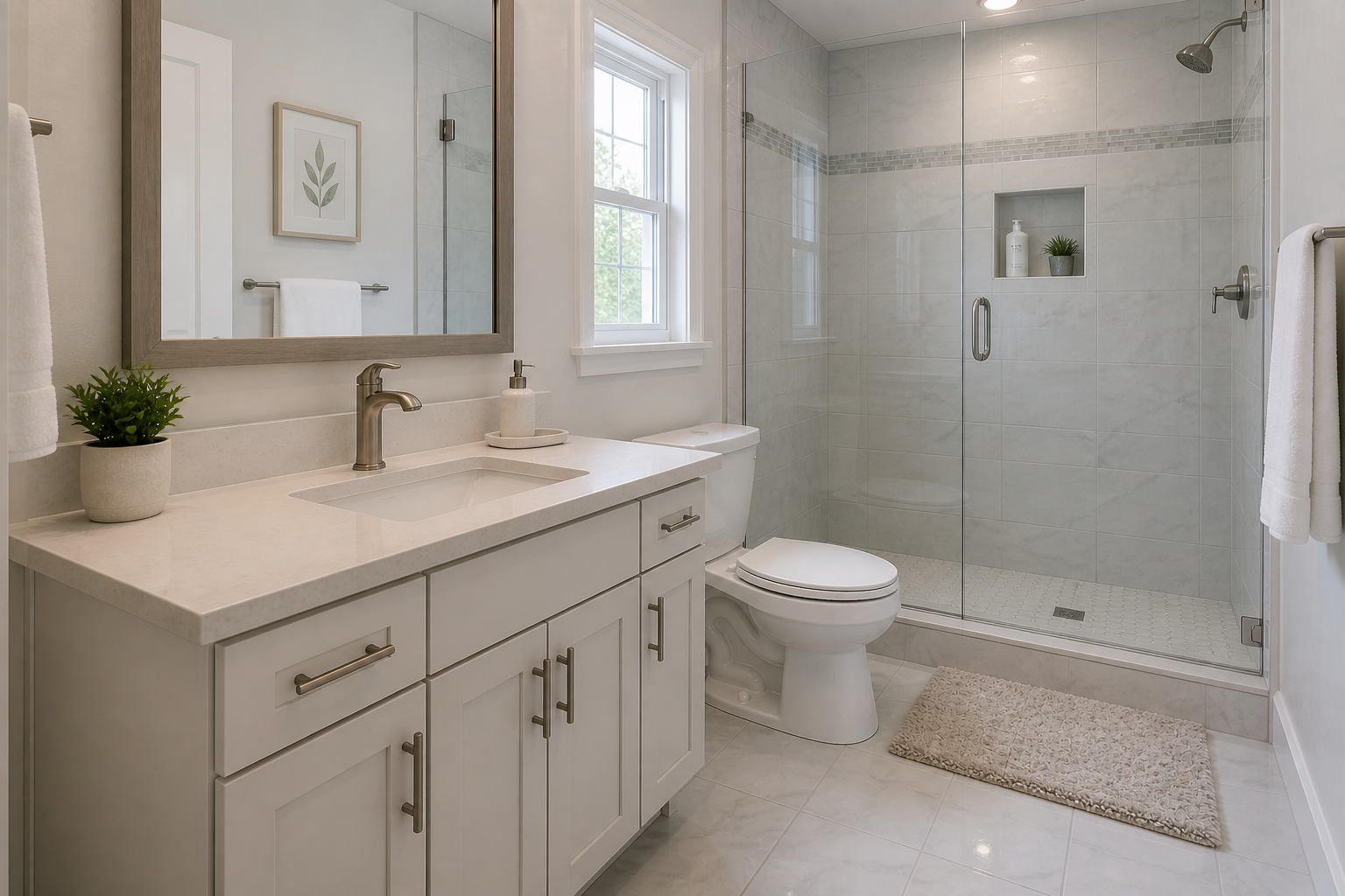 After — Tub Overflow · Bathroom