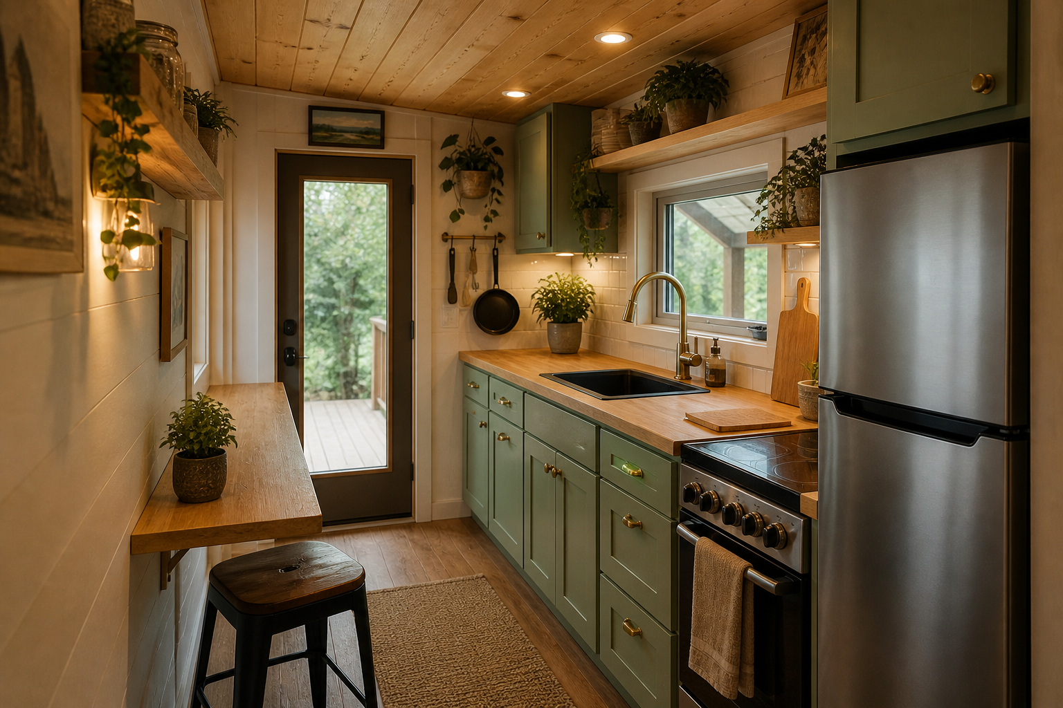 After — Kitchen Flood Restoration
