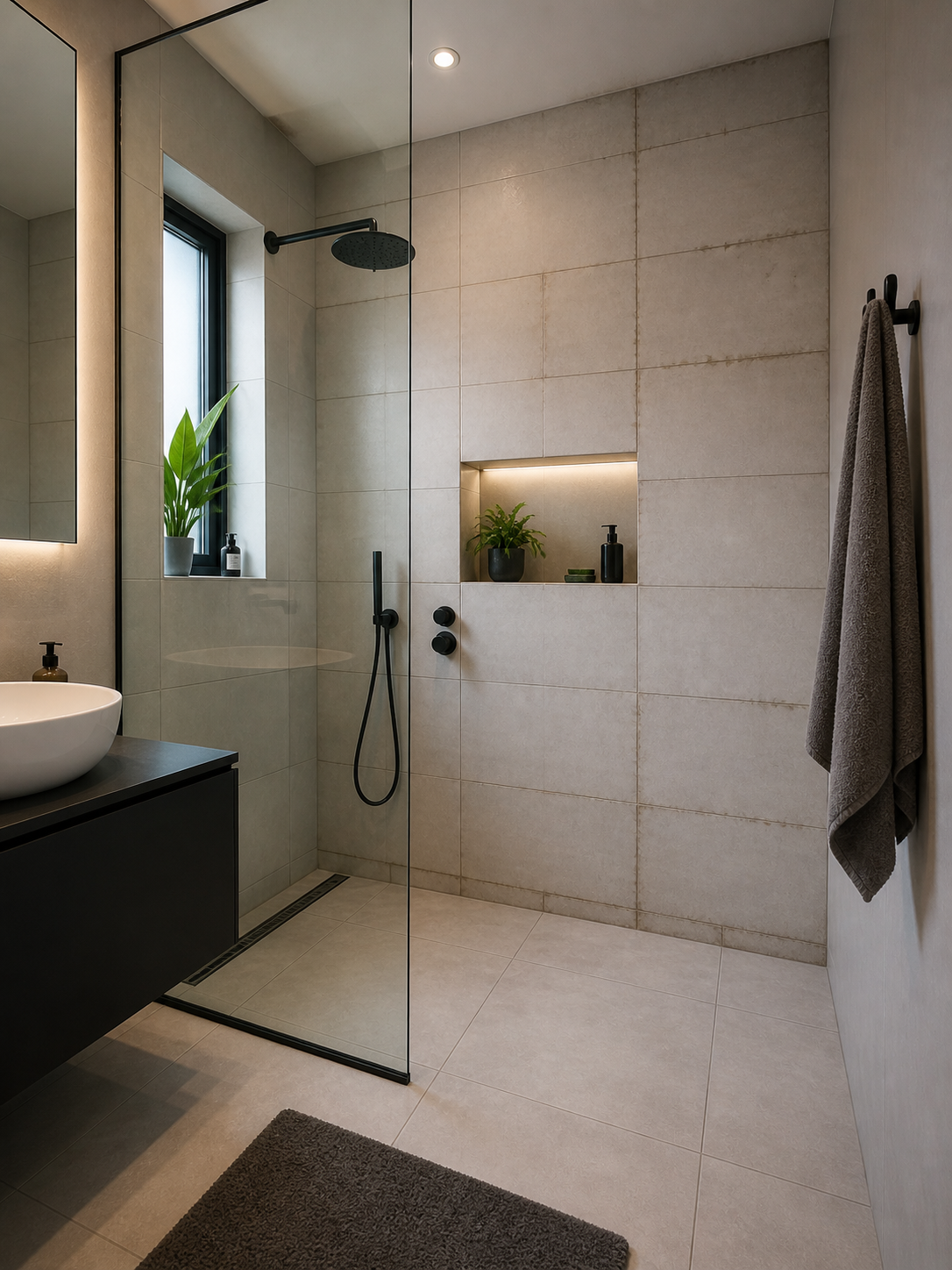 Before — Mold Removal · Bathroom