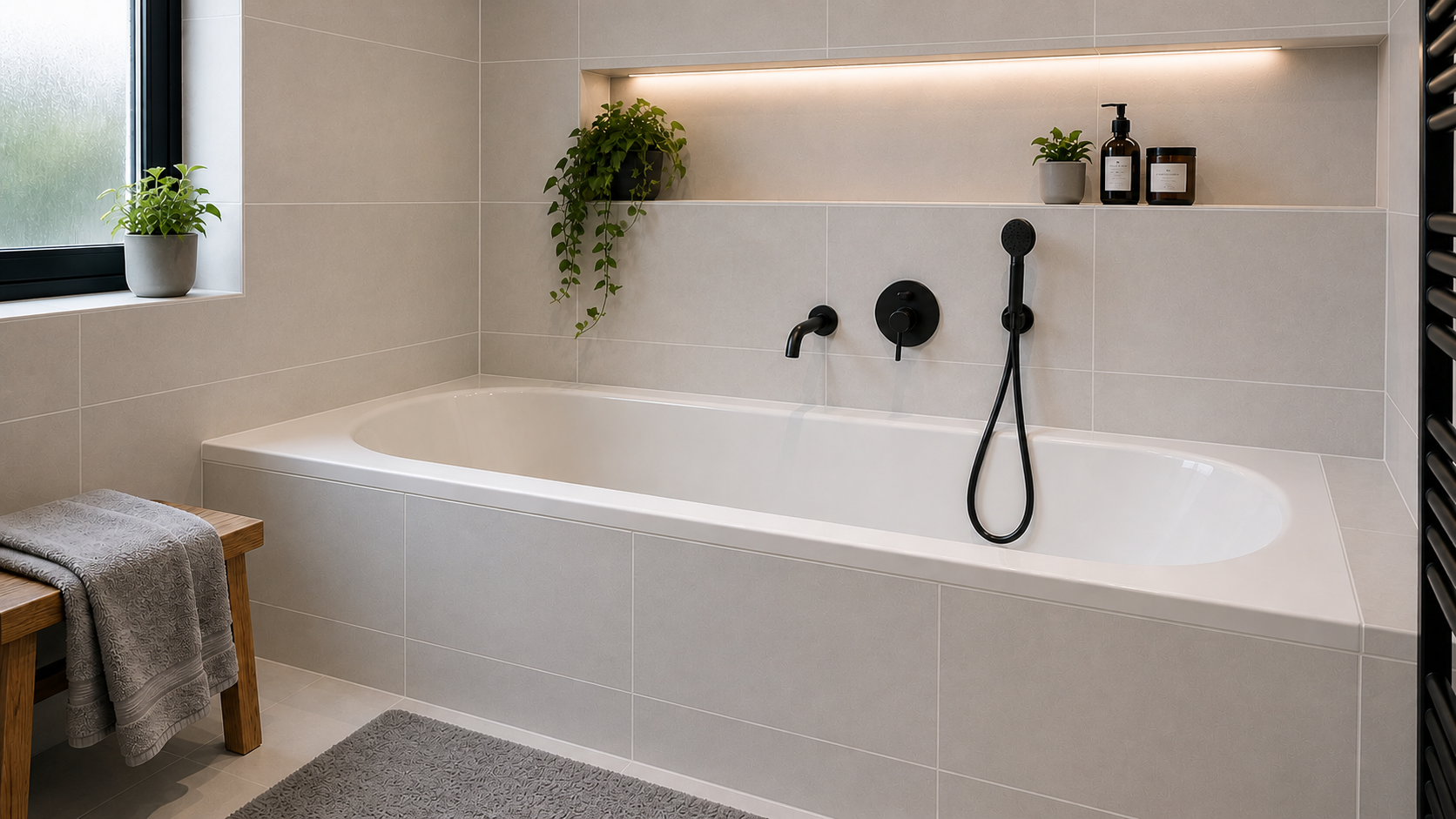 After — Severe Mold · Bathroom